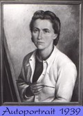 Everilda de Fels, autoportrait en 1939